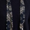 TIE NECK HOODIE TOP WITH POCKET - Image 3