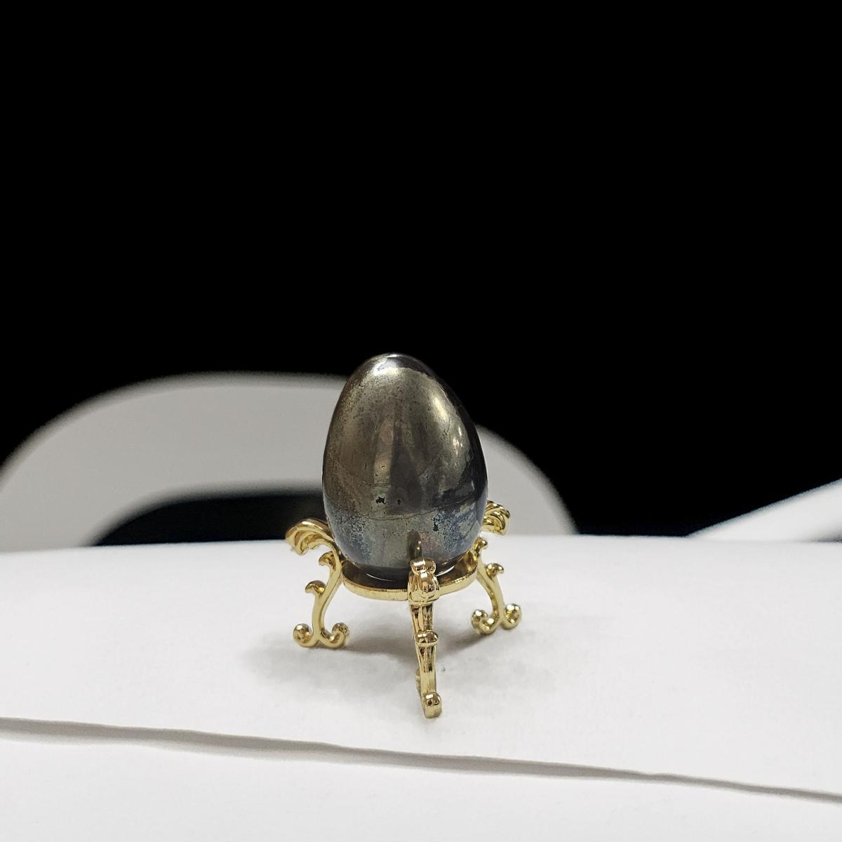 Pyrite Yoni Egg – The Artifact of Iron Will & Prosperity