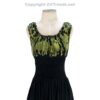 Long 8-Kali Embroidered Maxi Dress with Stretch Sleeves VTrendz