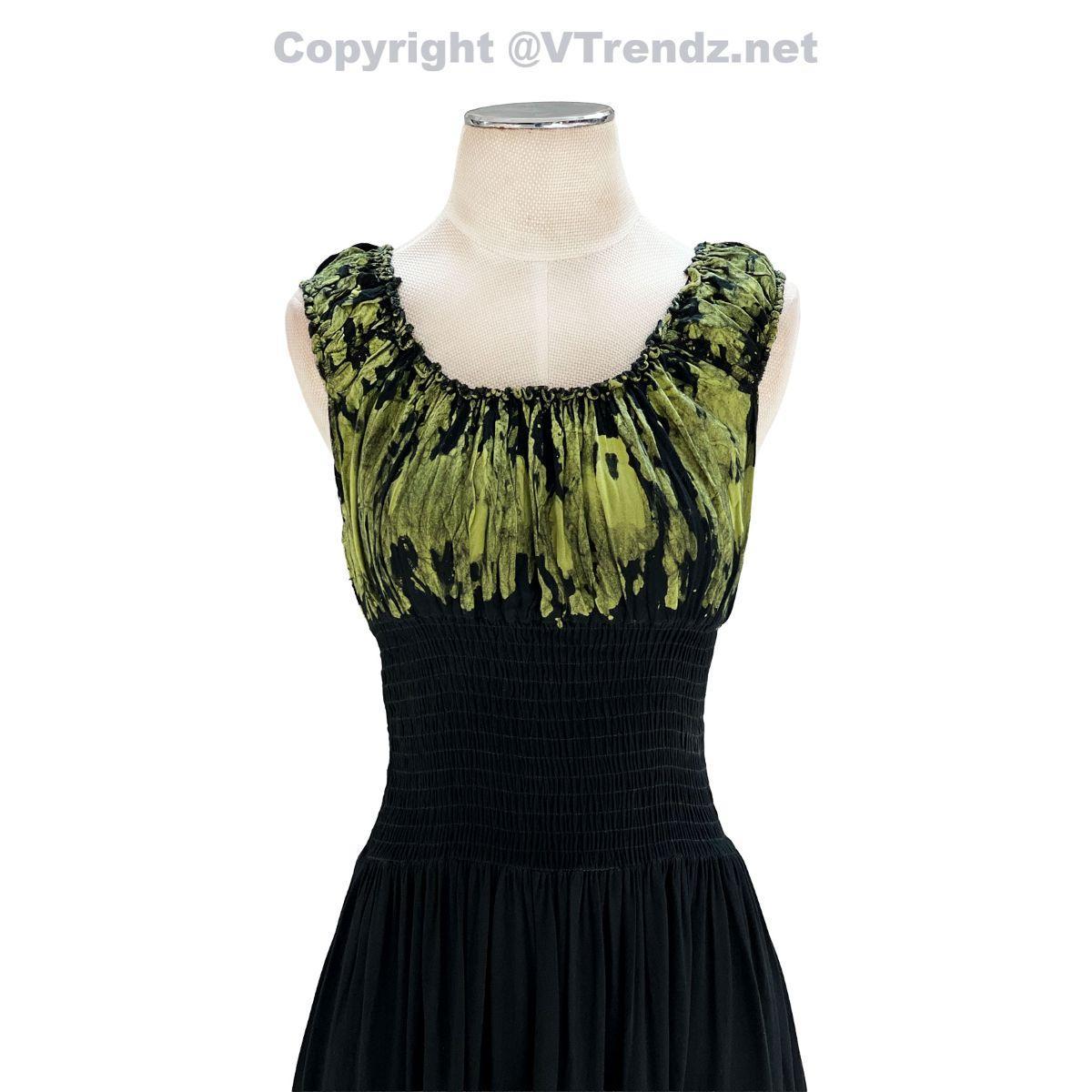 Long 8-Kali Embroidered Maxi Dress with Stretch Sleeves - Image 28