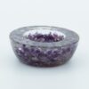 Amethyst Crystal Orgone Candle Holder/ Natural Stone Crystal Candle Stand for Tealight Candles 2.8 x7 x 2.5 cm - Image 3