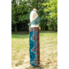 Teal Blue Open Leg Thai Palazzo Pants VTrendz