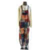 Comfort Patchwork Cotton Overalls Plain & Printed Mixed Patterns with Elastic Ankle Sizes S-XXL VTrendz