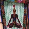 7 Chakra Multi Poster Wall Hanging Handmade Cotton Tapestry 40"x30" inch VTrendz