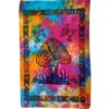 Mushroom Frog Multicolor Wall Hanging Handmade Cotton Tapestry 84"x54" inch VTrendz