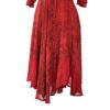 Long Sleeves Victorian Style Corset Dress with Georgette Lace & Threadwork VTrendz