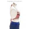 Crochet Bikini Top with Striped Pattern/ Crop Top/ Bra Top, Handmade, 1 Size Fits Most - Image 16