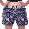 Elephant Print Comfy Shorts, Rayon Boho Shorts Hippie Bohemian Unisex One size Fitsmost VTrendz