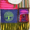 Tree of life Embroidered Bohemian Hobo Bag with Pocket - Image 3