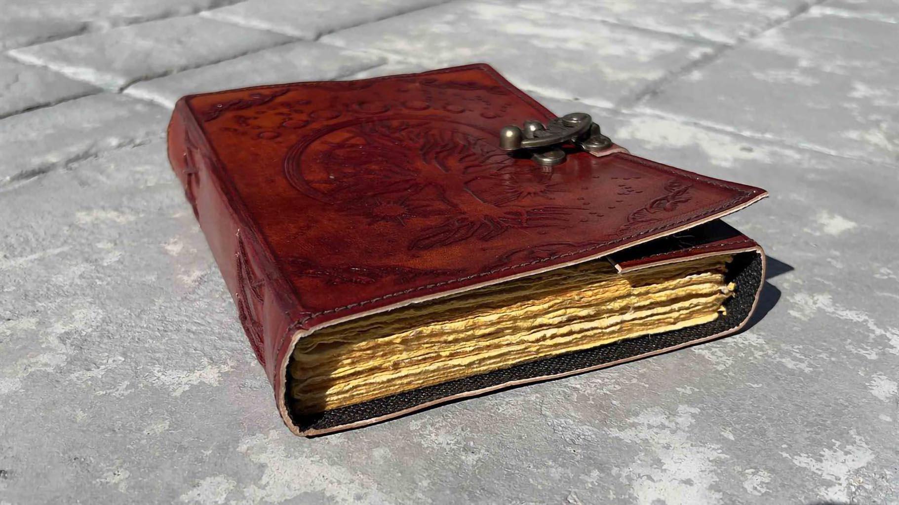 Celestial Moon Tree Embossed Journal | Chronicle Your Cosmic Path - Image 3