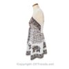 Batik Printed Short Scarf Dress with Adjustable Straps and Stretchable Back VTrendz