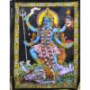 Goddess Kali Mata Poster Wall Hanging Handmade Cotton Tapestry 40" x 30" inch VTrendz
