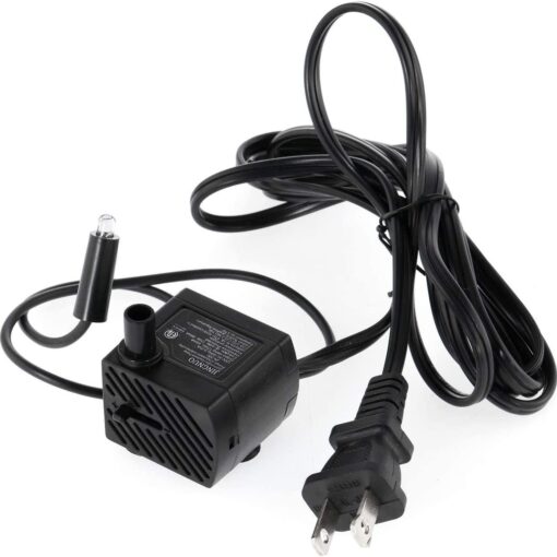 Submersible Fountain Pump with Mystical Single LED 57" Cord Replacement