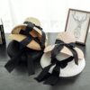 Straw Retro Hepburn Style Sun Hat Sunscreen Beach Big Eaves Beach Hats Hand Made VTrendz