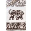 Batik Printed Short Scarf Dress with Adjustable Straps and Stretchable Back VTrendz