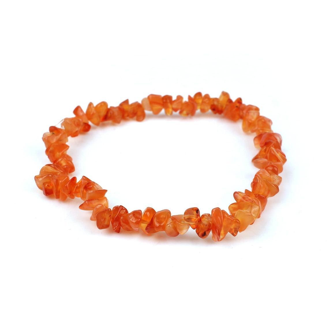 Carnelian Stone Chips Bracelet: The Sunset Alchemist & Primal Vitality - Image 2