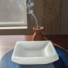 Selenite Square Bowl: Crystalline Vessel for Transmutation & Cleansing (4–5.5 Inch) VTrendz