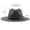 Natural Grass Cowboy Straw Hats Handwoven Sunscreen Foldable Beach Hats VTrendz