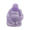 6 Piece Purple Laughing Buddha Statue Resin Feng Shui Figurine, 2.5 inch - Image 5