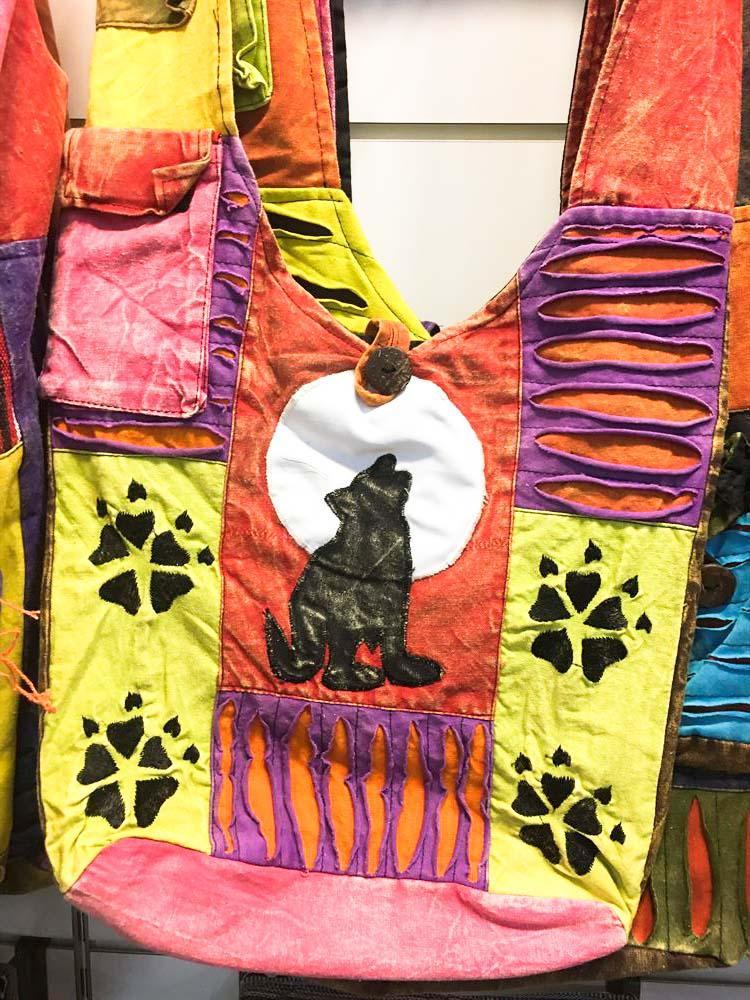 Wolf & Moon Bohemian Hippie Shoulder Bag