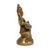 Saraswati Statue Handmade Brass Idol Figurine Statue, 3" - Image 3