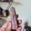 Rhodonite Obelisk Tower: Jumbo Healing Wand for Compassion, Forgiveness & Emotional First Aid VTrendz