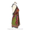 Hand-Printed Jamawar Short Scarf Halter Dress VTrendz
