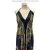 Jamawar Scarf Dress Dori with Halter Neck & Back Ties VTrendz