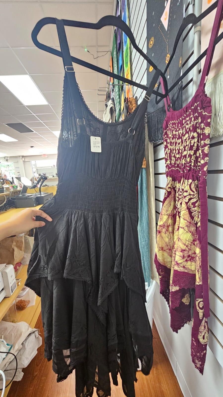 Embroidered 2-Layer 4-Corner Handkerchief Dress - Image 5