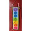 7-Chakra Banner - Wall Hanging Decoration, Yoga Studio Décor, Office Décor, Inspirational Quotes, Affirmation Banner 41 x 10.5 inches - Image 2