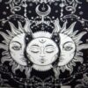 Sun Moon Poster Wall Hanging Handmade Cotton Tapestry 40"x30" inch - Image 2