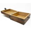 Hand Carved Decorative Seven Chakra Wooden Storage Box, 7.5"x7.5"x4" - Image 2