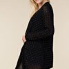 Stylish Black Rhinestone Bling Cardigan by Vocal - Image 8