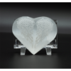 Selenite Engraved Puffy Heart: Vessel of Sacred Love & Crystalline Clarity (3 Inch) VTrendz