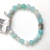 Blue Aqua Chalcedony Natural Stone Bracelet: The Speaker’s Stillness & Serene Flow VTrendz