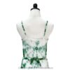 2 Layer Tie Dye Handkerchief Dress with Front Corset & Adjustable Straps VTrendz