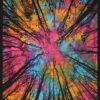 Forest Sky Tapestry Wall Hanging Handmade Cotton Tapestry 84" x 54" inch VTrendz