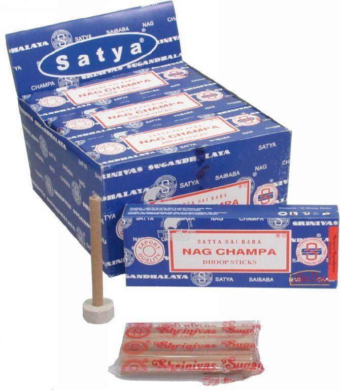 Original Satya Nag Champa Dhoop Sticks for Deep Meditation and a Pure Aromatic Experience