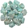 Loose Amazonite Crystal Rough Tumbled (2–4 cm): Stone of Courage and Truth VTrendz