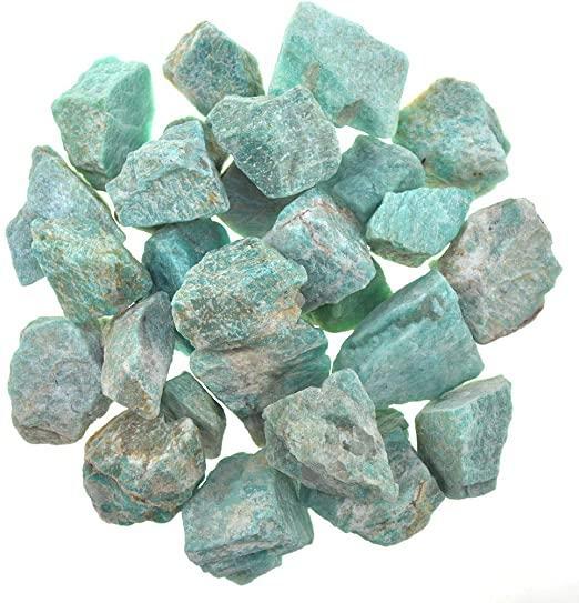Loose Amazonite Crystal Rough Tumbled (2–4 cm): Stone of Courage and Truth - Image 2