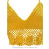 Crochet Bikini Top Circular Pattern Knit/ Crop Top/ Bra Top, Handmade, 1 Size Fits Most - Image 28