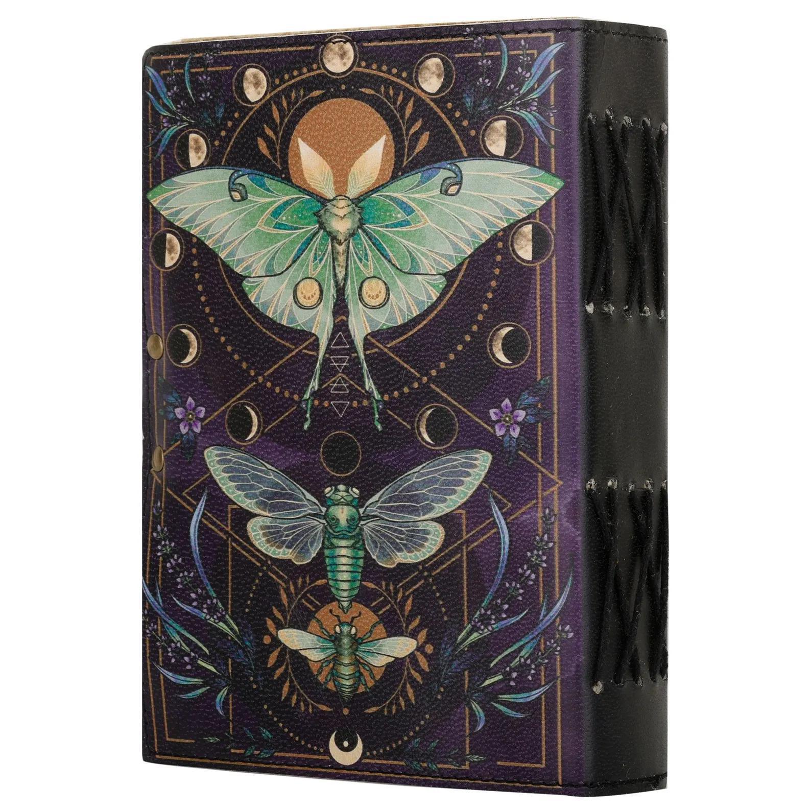 Celestial Moth Leather Journal | A Grimoire for Transformation - Image 2