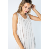Vocal White Sleeveless Top With Rhinestones - Image 9