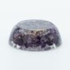 Amethyst Crystal Orgone Candle Holder/ Natural Stone Crystal Candle Stand for Tealight Candles 2.8 x7 x 2.5 cm - Image 2