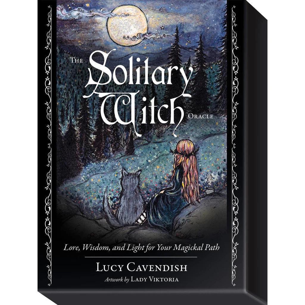 The Solitary Witch Oracle- Lore, Wisdom & Light for Your Magical Path, by Lucy Cavendish