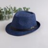 Men Cowboy Straw Hat with Black Leather Strap For Men/Women Unisex Attractive Hat with Leather Strap;  Adult One Size Fits Most (22-23 inches), adjustable size - Image 5