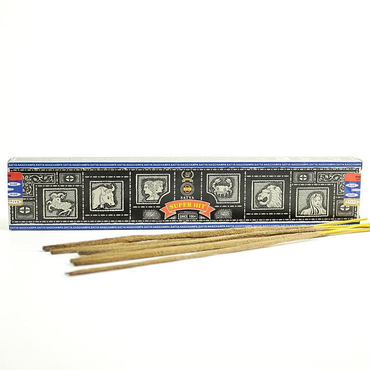 Authentic Satya Superhit Incense Sticks for Success, Meditation, and Positive Vibes