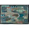 VPT-A01 Handmade Vintage Patchwork Abstract Tapestry Bohemian style Heavy Embroidered Ethnic Hippie Indian Wall décor Art Wall hanging 40 x 60 Inches VTrendz