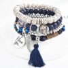 Lava Stone 4 in one Bracelet Bangles Without Charm - Image 2