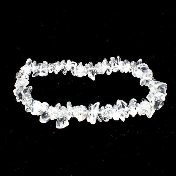Clear Quartz Stone Chips Bracelet Natural Stones